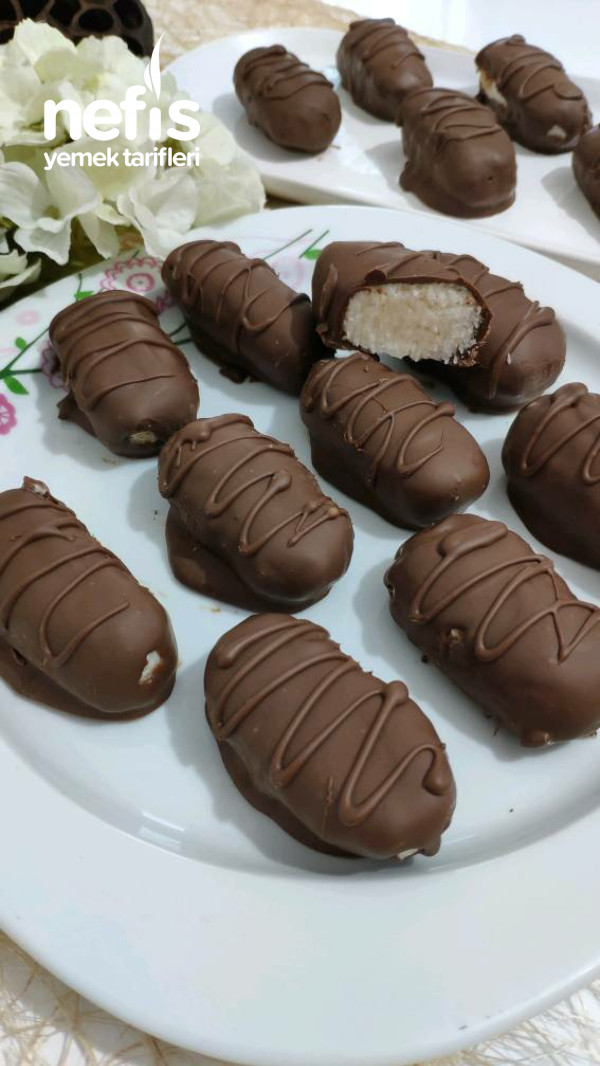 Ballı Kaymaklı Sağlıklı Cocostar Çikolata Tarifi (Videolu Tarif)