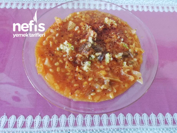 Çortlü (Bitlis yemeği)Lahana turşusu yemeği