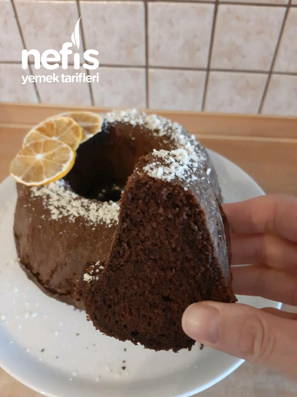 Toz Çikolata Soslu Nemli Kek dokusu Tadı Efsane Bir Kek Hemde Su İle Yapılıyor