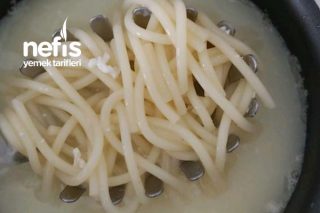 Peyniraltı Sulu Makarna (Nefis Değerlendirme) Tarifi