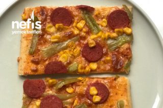 Mayasız Pizza Tarifi (Videolu)