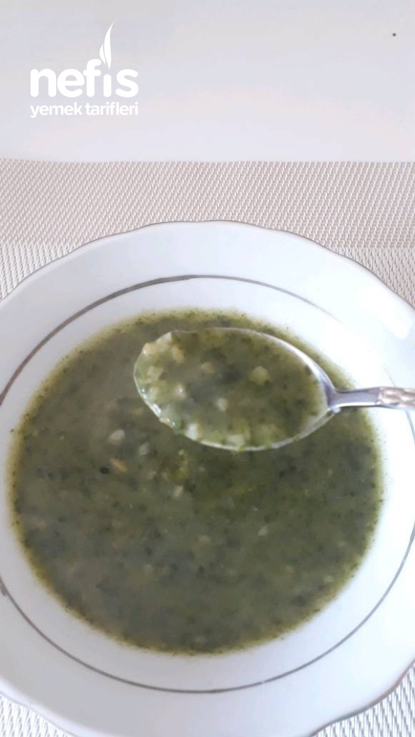 Bulgurlu Ispanak Çorbası