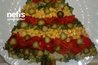 Yılbaşı Ağacı Brokoli Salatası Tarifi