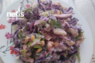 Aşamalı Mor Lahana Salatası Tarifi