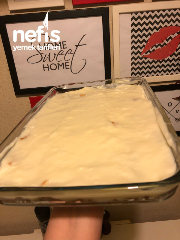 kremalı bisküvili pasta nefis yemek tarifleri
