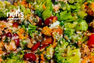 Meksika Fasulyeli Sebze Salatası Tarifi