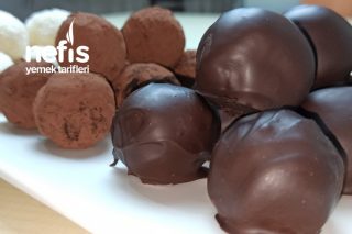 4 Tane Nefis Truff Tarifi (Pratik Çikolatalı Tiramisulu Kekli Top Tarif) Videolu