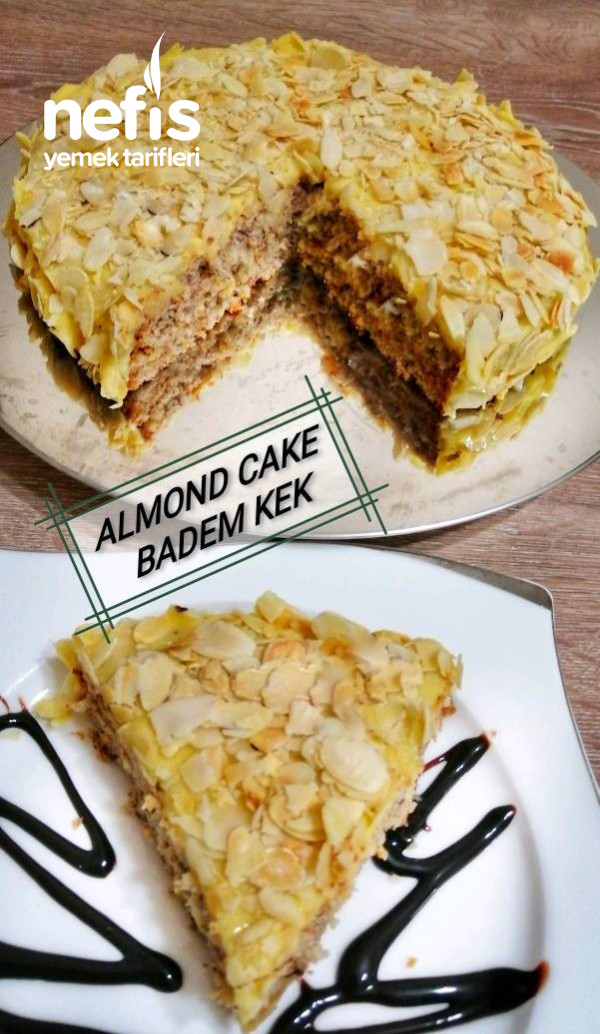 Almond Cake ( Bademli Kek) (İSVEÇ)
