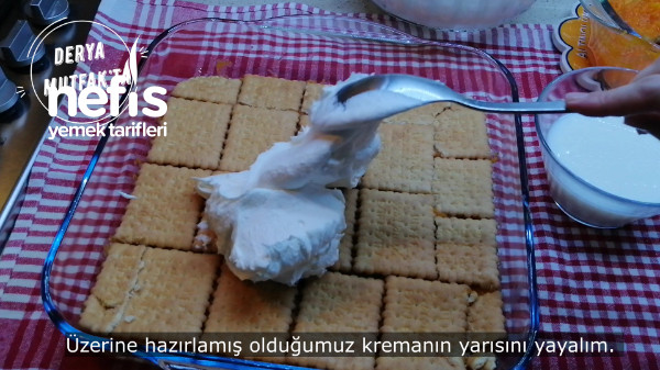 Bal Kabaklı Bisküvili Pasta-(videolu)