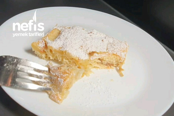 Sadece 5 Dakikada Dünyanın En Kolay Ve En Lezzetli Elmalı Kek Tarifi (Videolu)