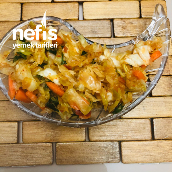 Çok Sağlıklı bir Kore Turşusu- Vegan Kimchi Tarifi (Lahana İle)