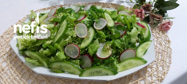 Minik Turplu Kıvırcık Salata