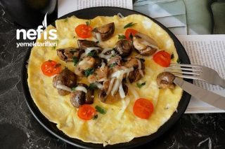 Mantarlı Omlet (Lezzetli Bir Yumurta Pişirmenin Tüm Püf Noktalarıyla) Tarifi