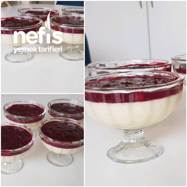 Panna Cotta İle Orman Meyvesi