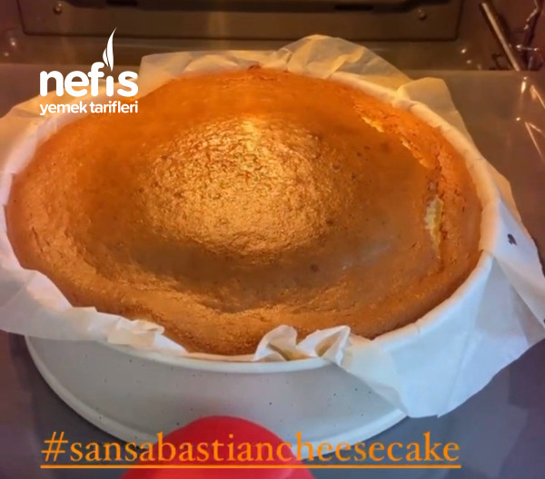 Portakal Soslu San Sebastian Cheesecake