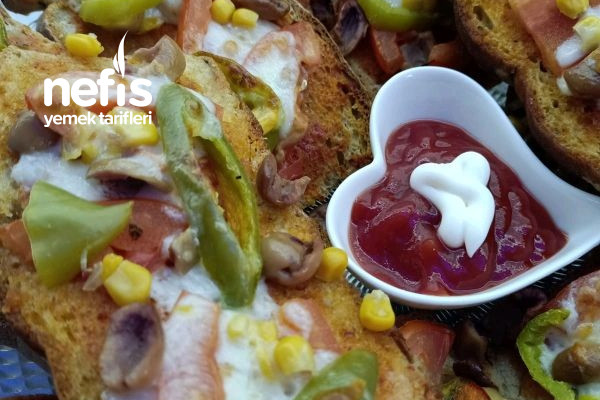 Yalancı Pizza Rvdeki Malzemelerle Kahvaltılık Pizza Tarifi