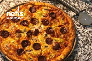 2 Kişilik Pizza Tarifi (videolu)