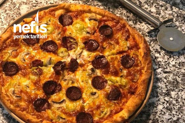 2 Kişilik Pizza Tarifi (videolu) Nefis Yemek Tarifleri