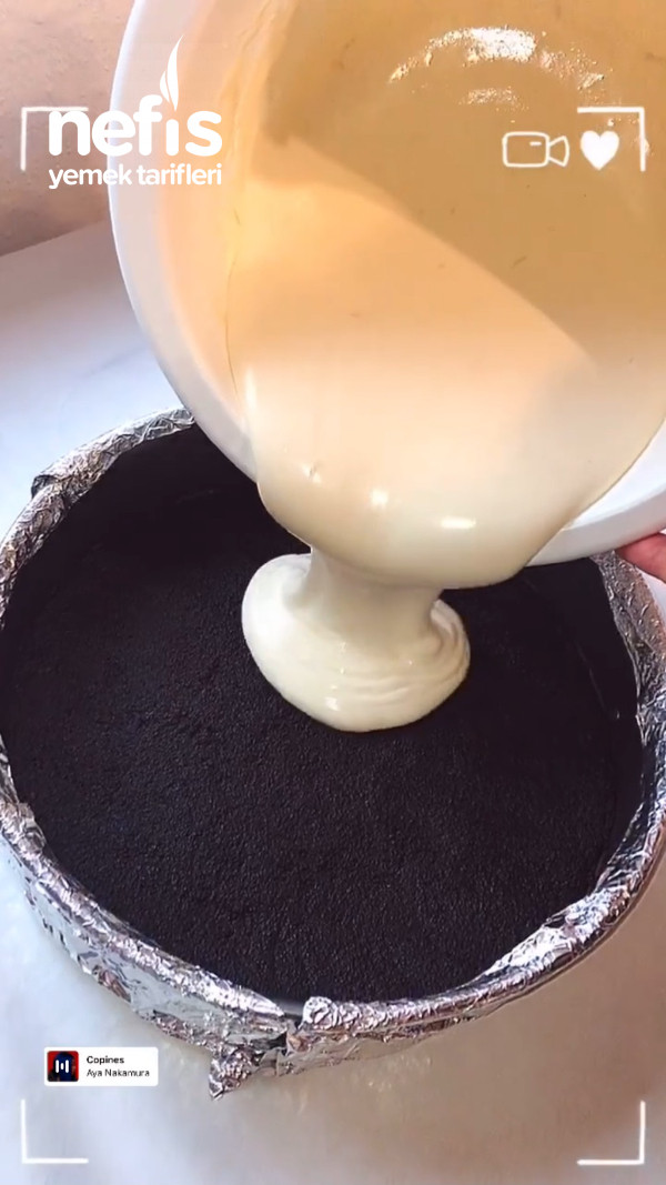 Enfes lezzetli Oreolu Cheesecake