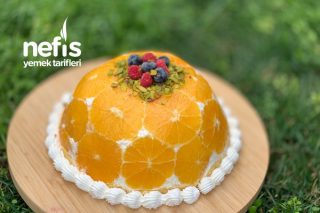 Portakallı Kümbet Pasta (Videolu) Tarifi
