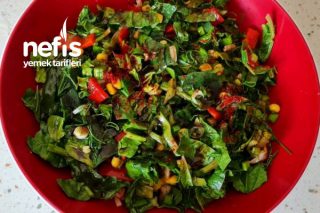 Ispanak Salatası (Çiğ) Tarifi