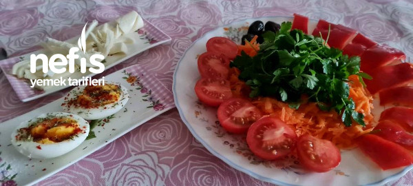 Kahvaltı Salatası (Sağlıklı Beslenme Ve Diyette Olanlar İçin İdeal)