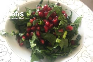 Narlı Ispanak Salatası (Diyete Uygun) Tarifi