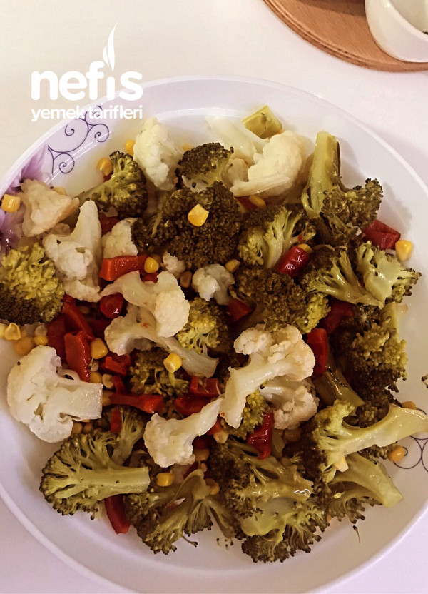 Brokoli Ve Karnabahar Salatası