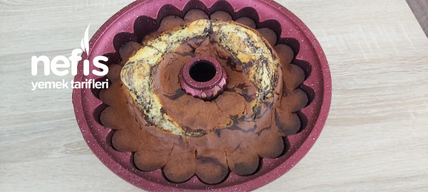Kabardıkça Kabaran Kek Tarifi /mozaik Kek/iki Renkli Kek [ Videolu ]