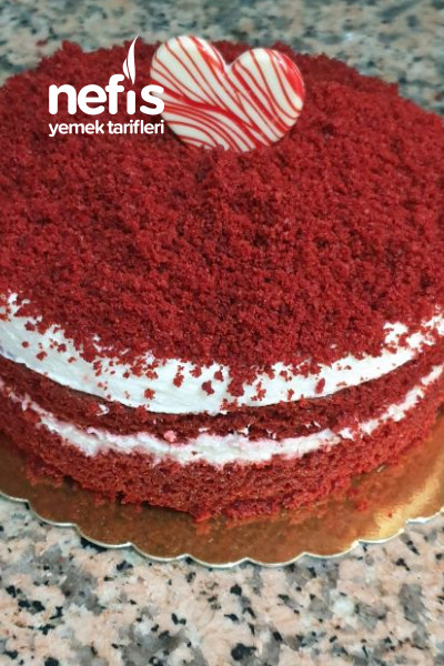 Red Velet Pandispanya Pasta (Sevgililer Günü)