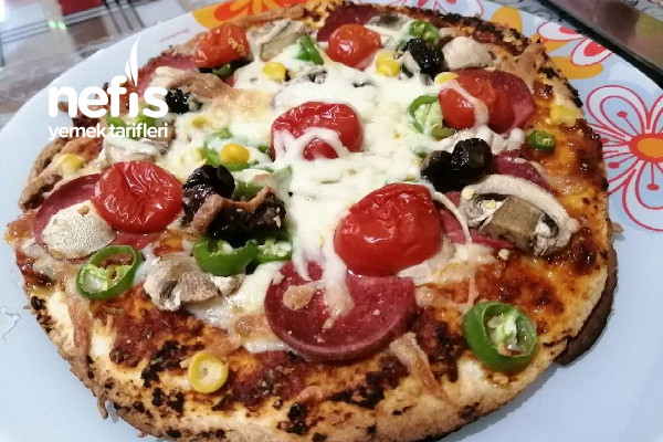 Lavaş Pizza (10 Dakikada Pizza)