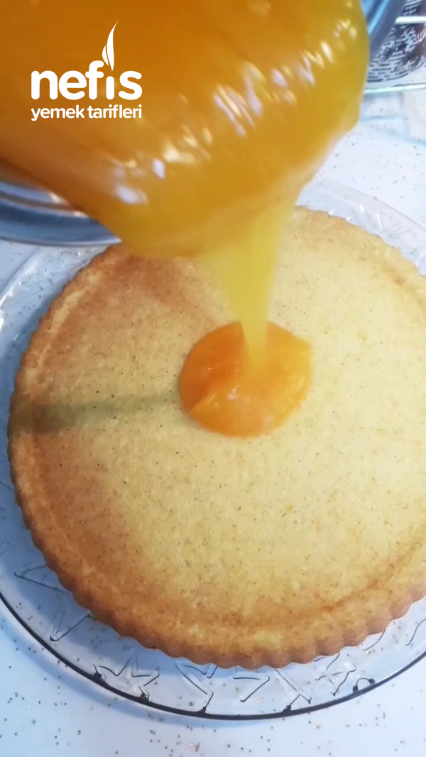 Portakal Dolgulu Tart Kek