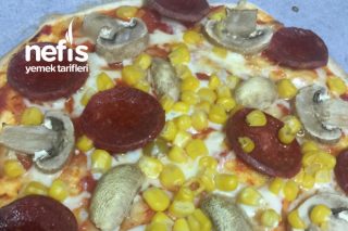 5 Dakikalık Lavaş Pizza Hemde En Hafifinden Tarifi