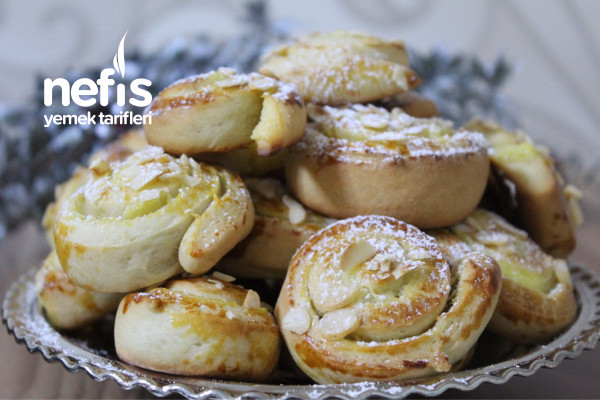 Custard Bread Roll (Muhallebili Rulo Ekmek)