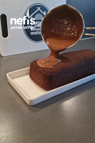 Çikolata Kaplı Kakaolu Kek