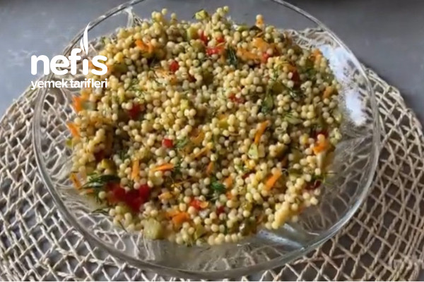 Garnütürlü Lezzetli Kuskus Salatası Videolu