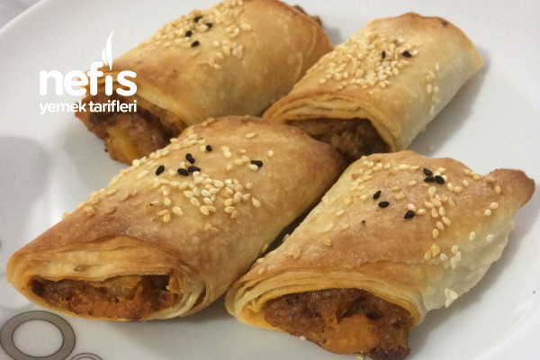 Kıymalı Patatesli Çıtır Börek