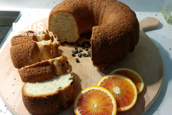 Ceviz Mantolu Portakallı Limonlu Kek