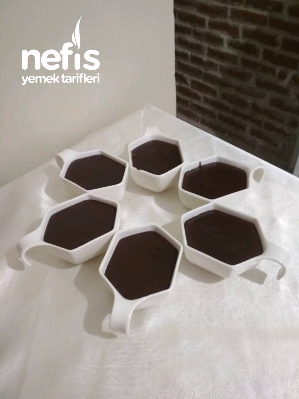 Hazır Almaya Son Ev Yapımı Çikolatalı Puding (Tam Kıvamında