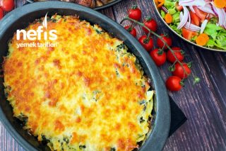 Fırında Ispanaklı Patatesli Gratin Tarifi