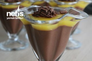 Portakal Pelteli Çikolatalı Puding (Videolu) Tarifi
