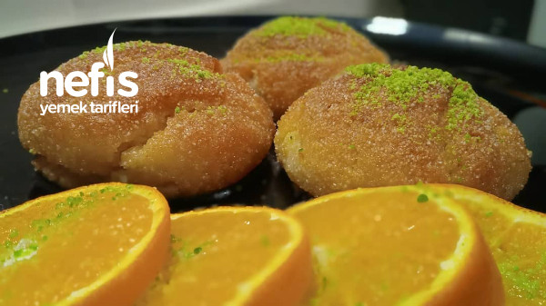 10 Dakikada Efsane Lezzet portakallı İrmik Tatlısı