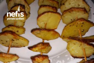Fırında Mısır Unlu Patates Kızartması Tarifi