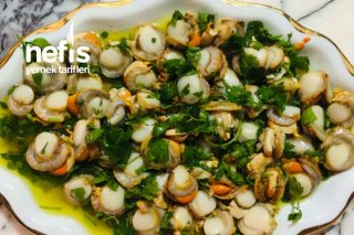 Zeytinyağlı Midye (Tarak) Salatası Tarifi