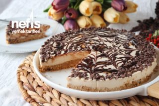 Çok Pratik Pişmeyen Latte Cheesecake (Videolu) Tarifi