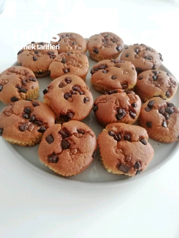 Parça Çikolatalı Cupcake(muffins)
