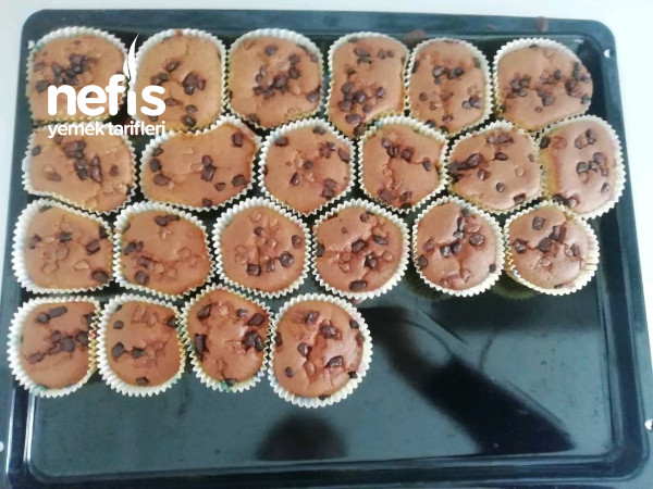 Parça Çikolatalı Cupcake(muffins)