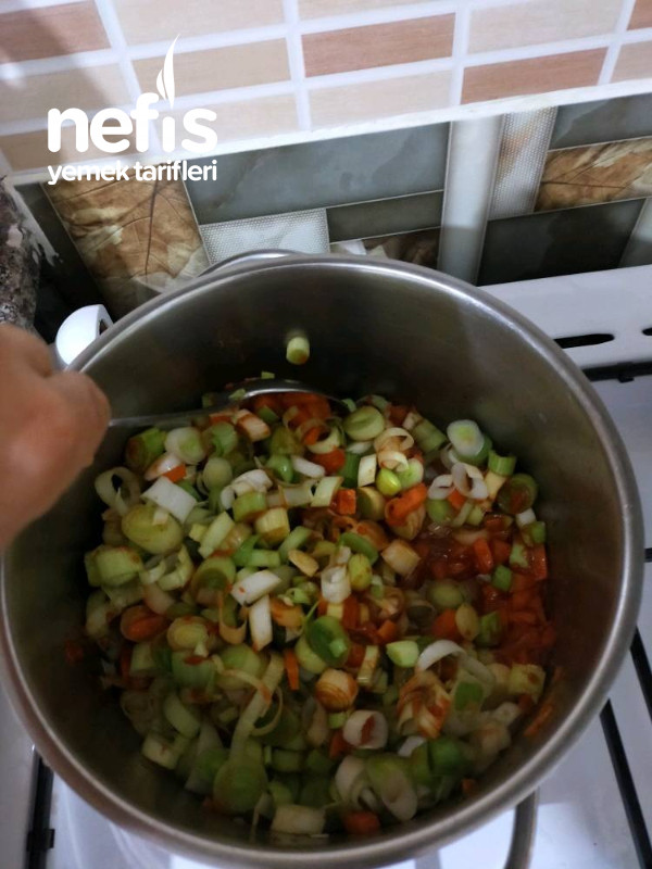 Zeytinyağlı Havuçlu Pırasa Yemegi