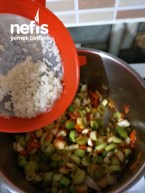 Zeytinyağlı Havuçlu Pırasa Yemegi