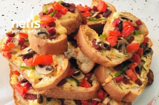 Kahvaltının Yıldızı Ekmek Pizzası Tarifi